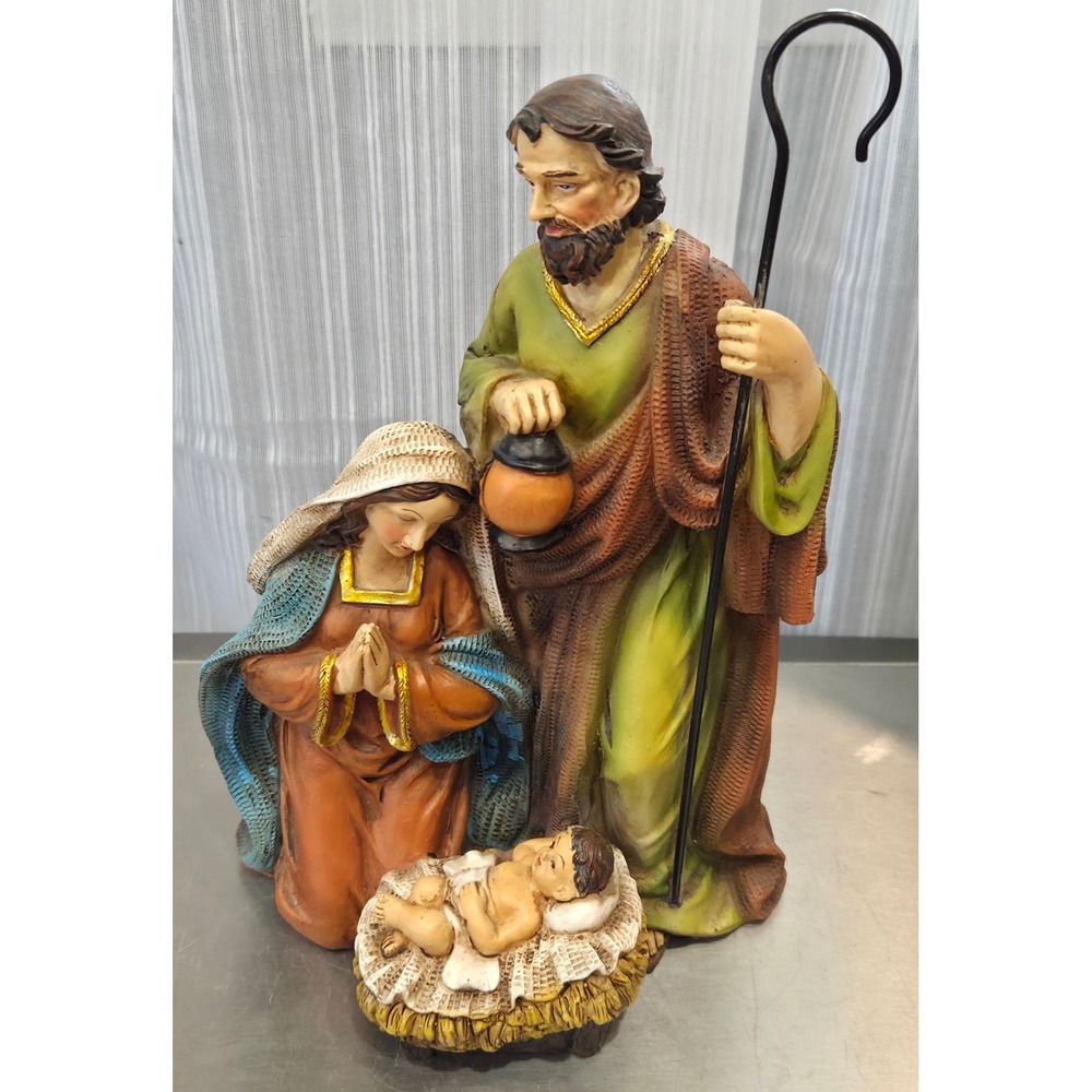 Darice Holy Family Nativity Figurine Mary Joseph Baby Jesus Christmasβ Decor